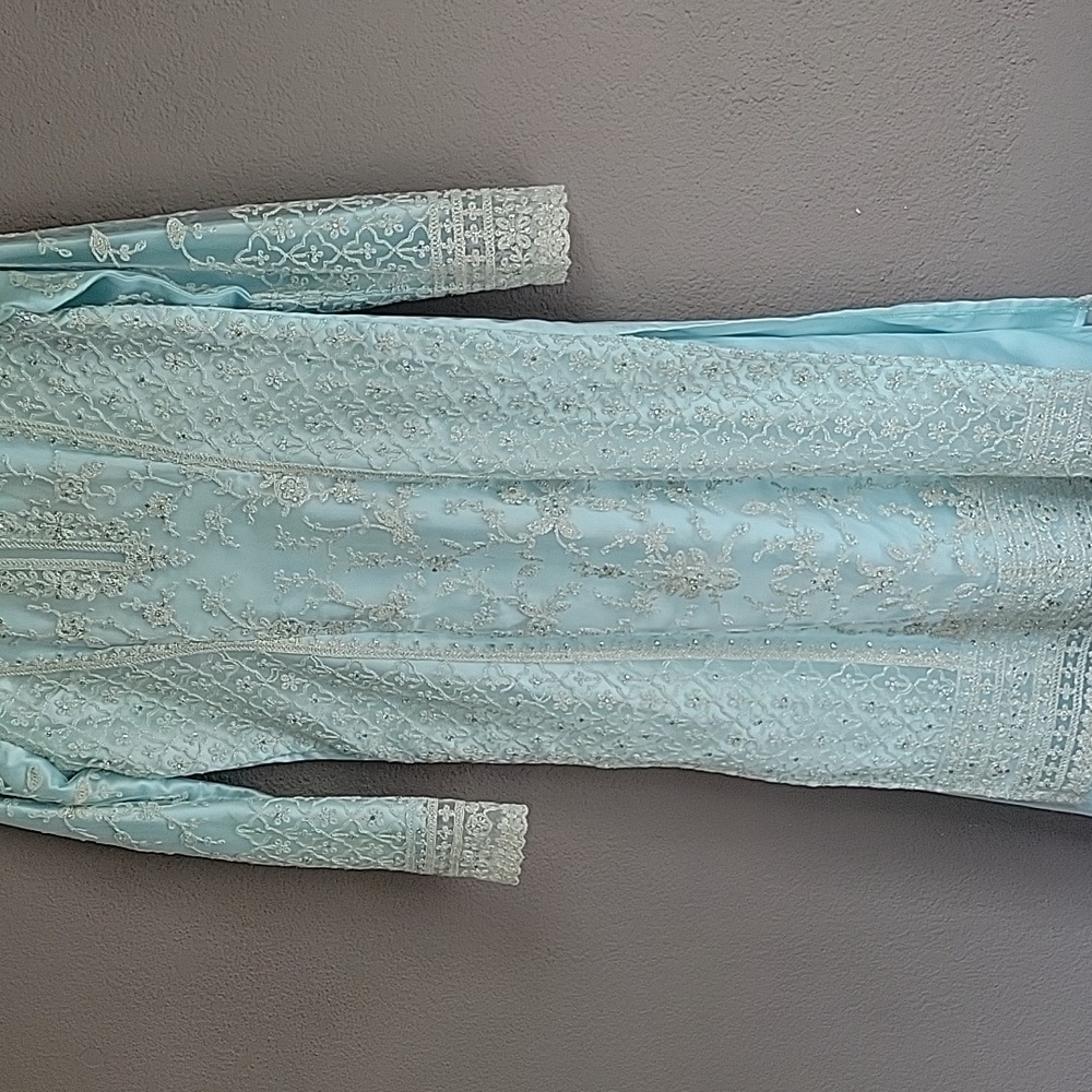 Indian embroidered women's suit.